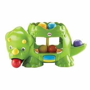 Развивающая игрушка - Динозавр с шариками (Mattel, DHW03)